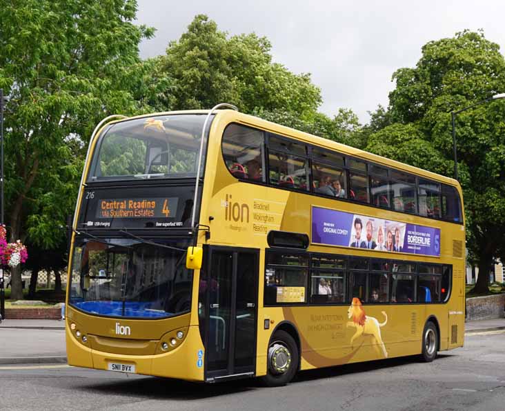 Reading Buses Alexander Dennis Enviro400H 216 The Lion